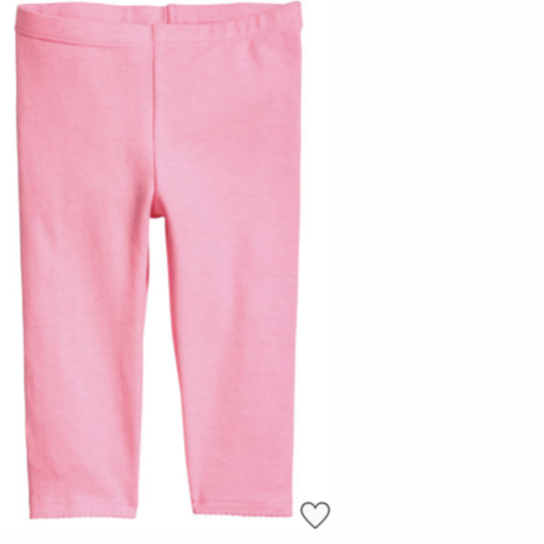 roze legging knielengte