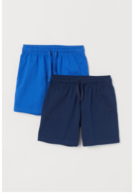 blauwe short kinderen