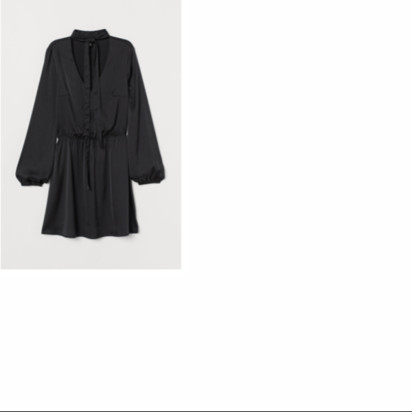 zwart satijnachtig kleed